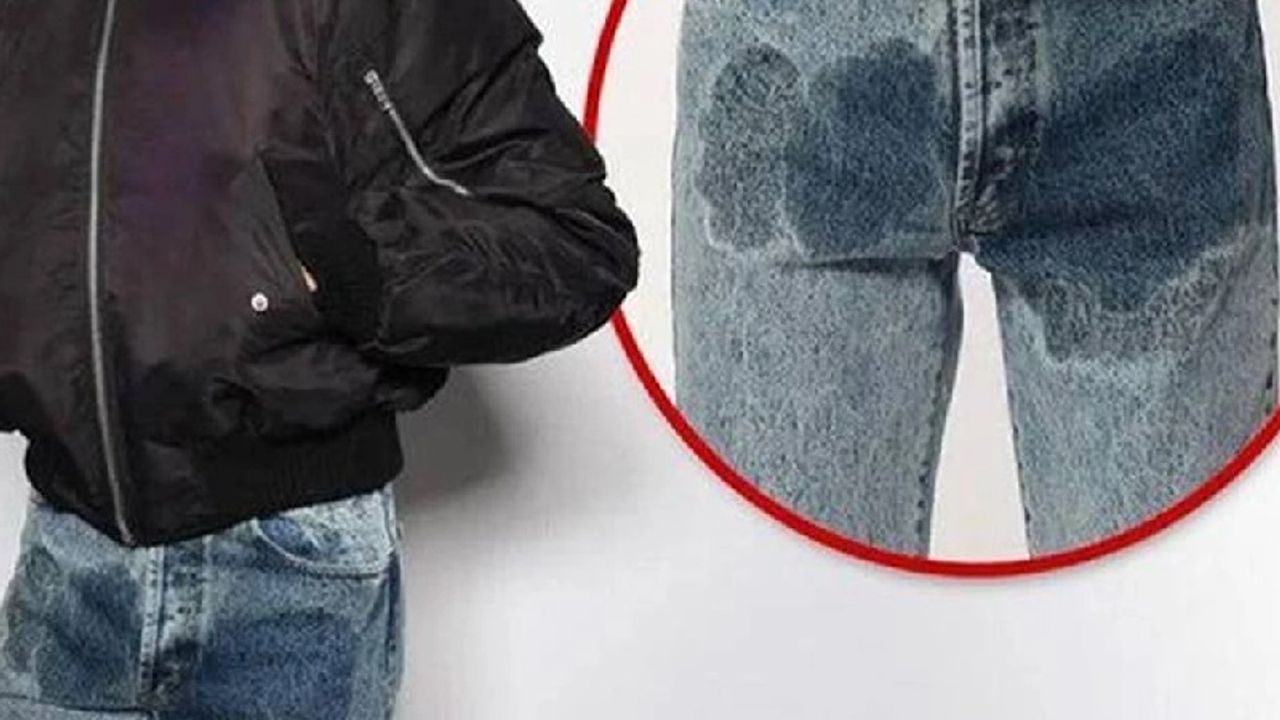 İdrar Lekeli Kot Pantolon Moda Dünyasında Tartışma Yarattı. İdrar Lekeli Görünümlü Kot Pantolonlar Fiyatı dikkat Çekti