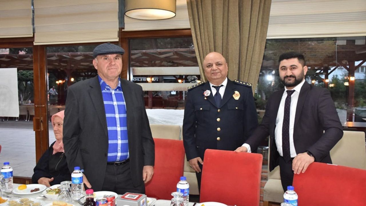 Uşak Emniyet Müdürlüğü şehit polis aileleri için iftar yemeği düzenledi