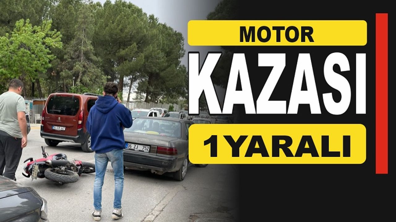 Uşak'ta Motorlu Araç Kazası: 1 Yaralı