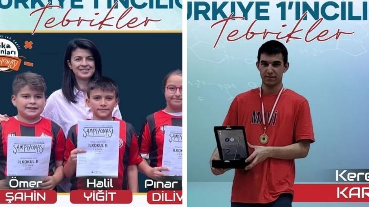 Uşak’ın çocukları Türkiye’nin en zeki çocukları oldu