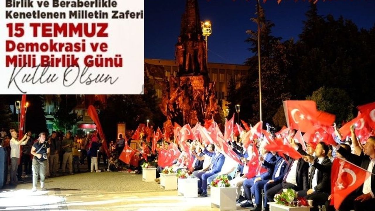 Uşak’ta “15 Temmuz Demokrasi ve Milli Birlik Günü” etkinlikleri düzenlendi