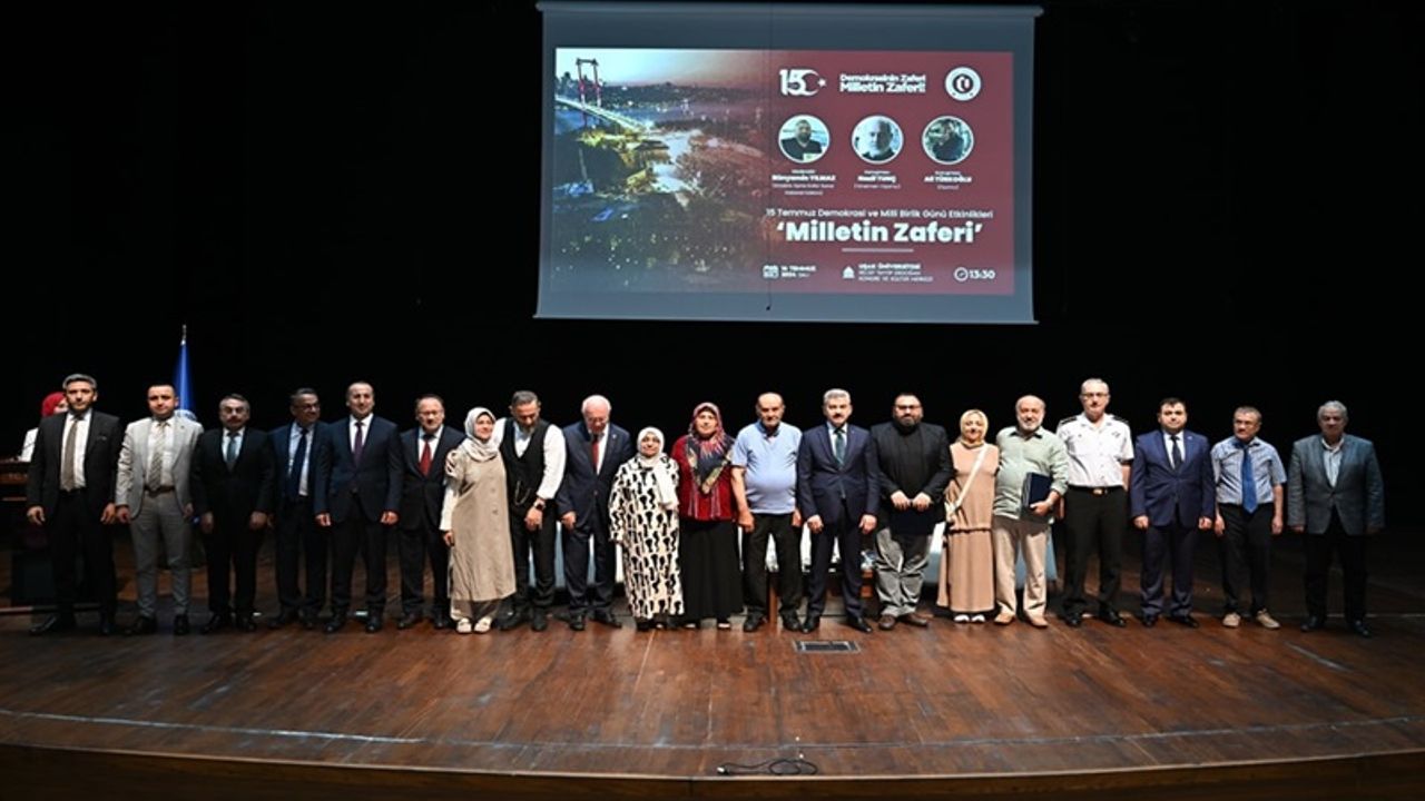 Uşak Üniversitesi’nde; “15 Temmuz Milletin Zaferi Etkinliği”