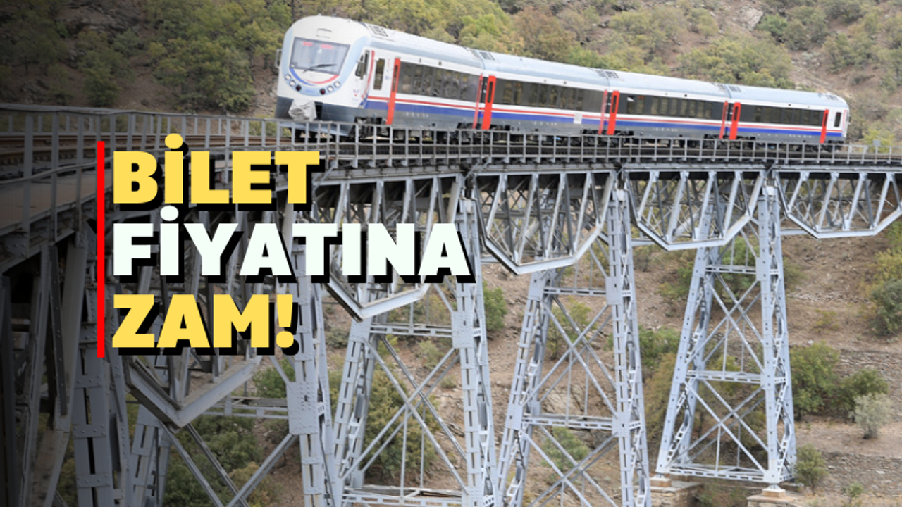 Uşak’ta tren bileti fiyatına zam!