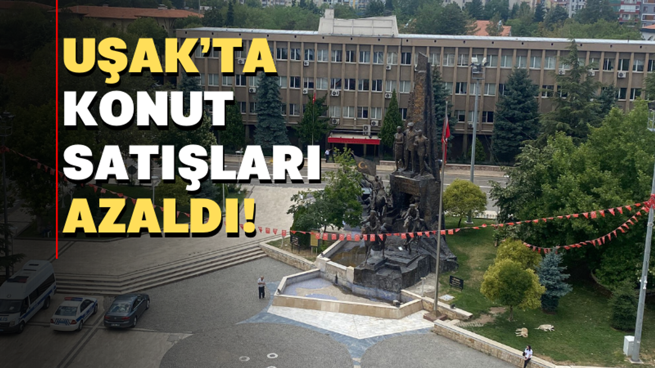 Uşak’ta konut satışları önceki yıla göre geriledi!