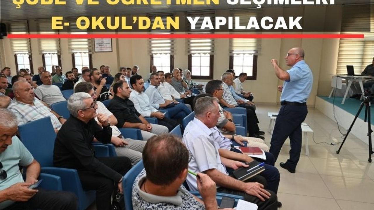 Uşak’ta okul müdürlerine "Türkiye Yüzyılı Maarif Modeli" anlatıldı