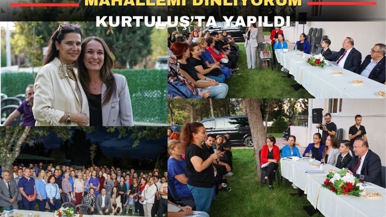 Uşak’ta “Mahallemi Dinliyorum” etkinliği düzenlendi