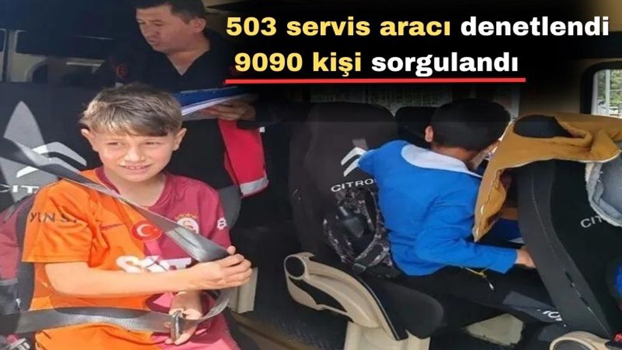 Okullar açıldı Uşak’ta denetimler sıklaştırıldı