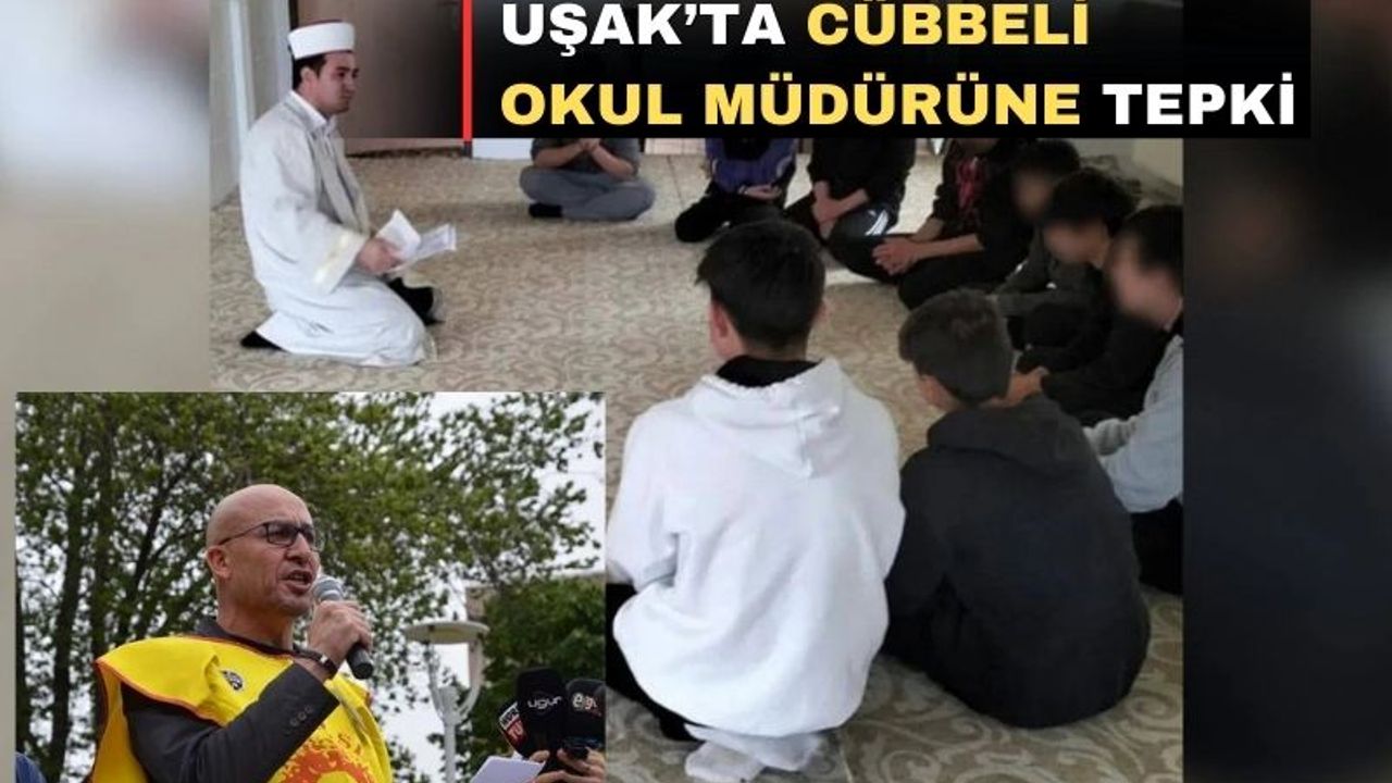 İmam Cübbesi giyen Uşak Lisesi Müdürüne tepki