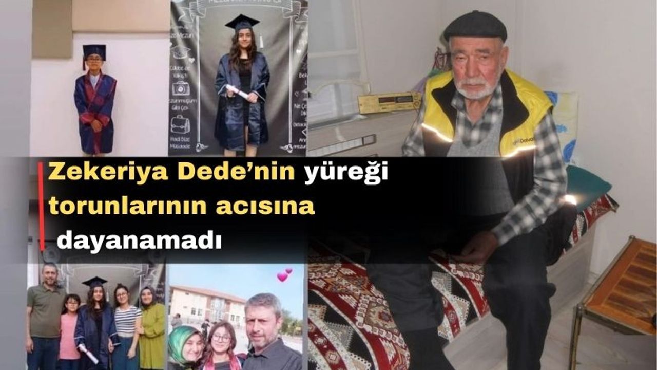 Uşaklı Ceylan ailesinin Dedeleri de torun acısına dayanamadı