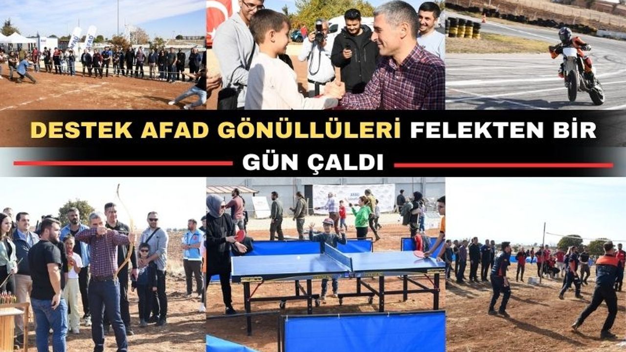 Uşak’ta “Destek AFAD Gönüllüleri Buluşuyor” etkinliği şenlikli geçti