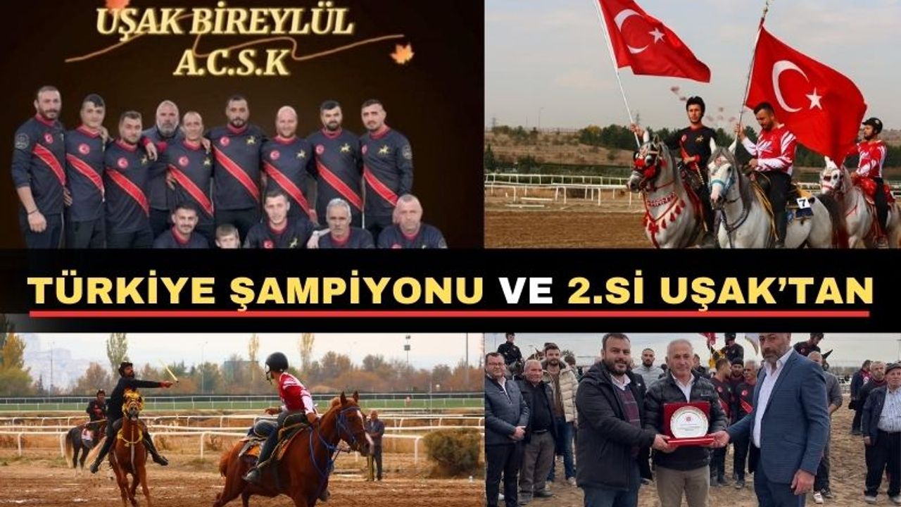 Atlı Cirit Sporu’nda Uşak’ın bileği bükülmüyor