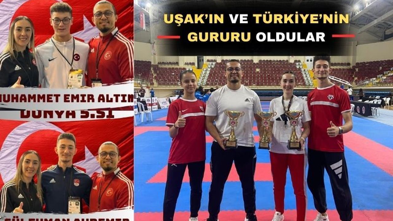 Uşak karate de dünyada söz sahibi olmaya başladı