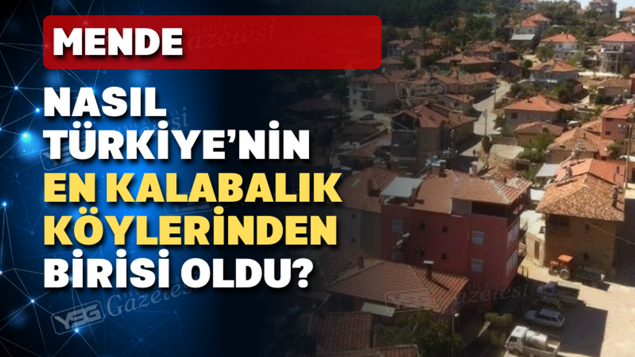 Türkiye’nin en kalabalık 5 köyünden birisi Uşak’ta