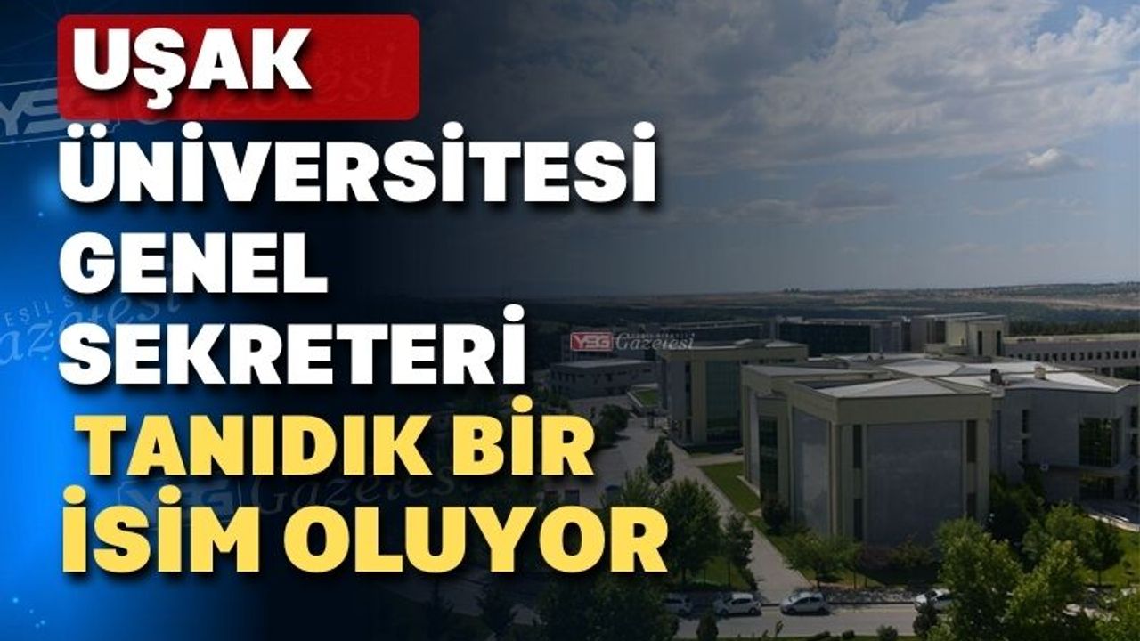 Uşak Üniversitesi Milli Eğitimden bir ismi transfer etti