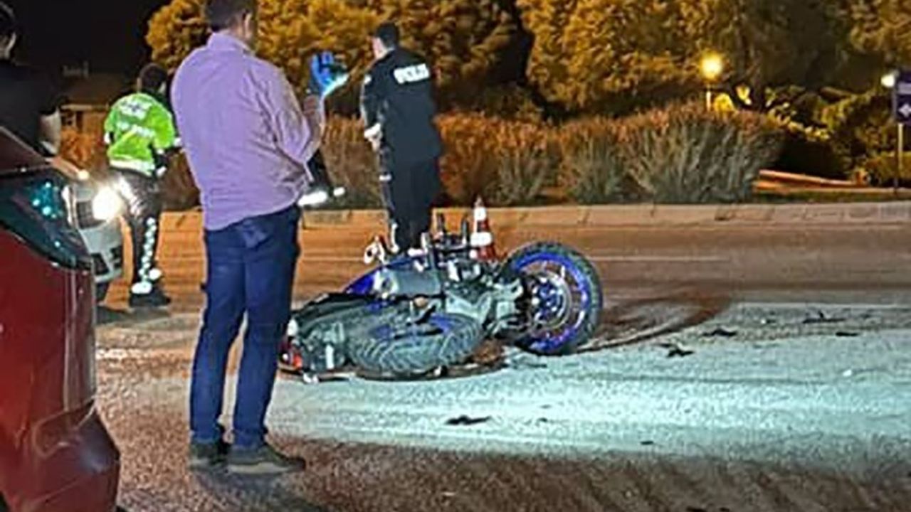 Korkunç kaza: Motosiklet sürücüsü hayatını kaybetti