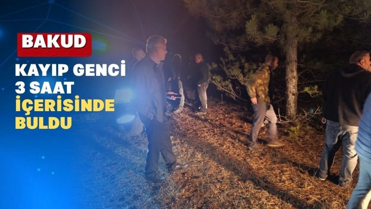 Uşak’ın Banaz İlçesinde Kayıp Genci BAKUD Buldu