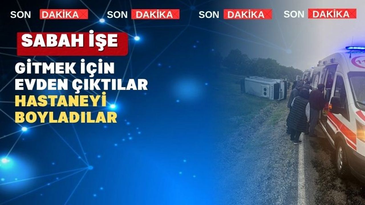 Uşak’ın Eşme İlçesinde Feci Kaza; 23 Yaralı Var