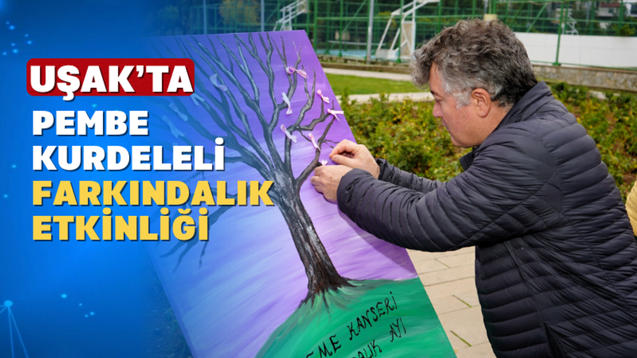 Uşak Atapark'ta Meme Kanserine Dikkat Çekildi
