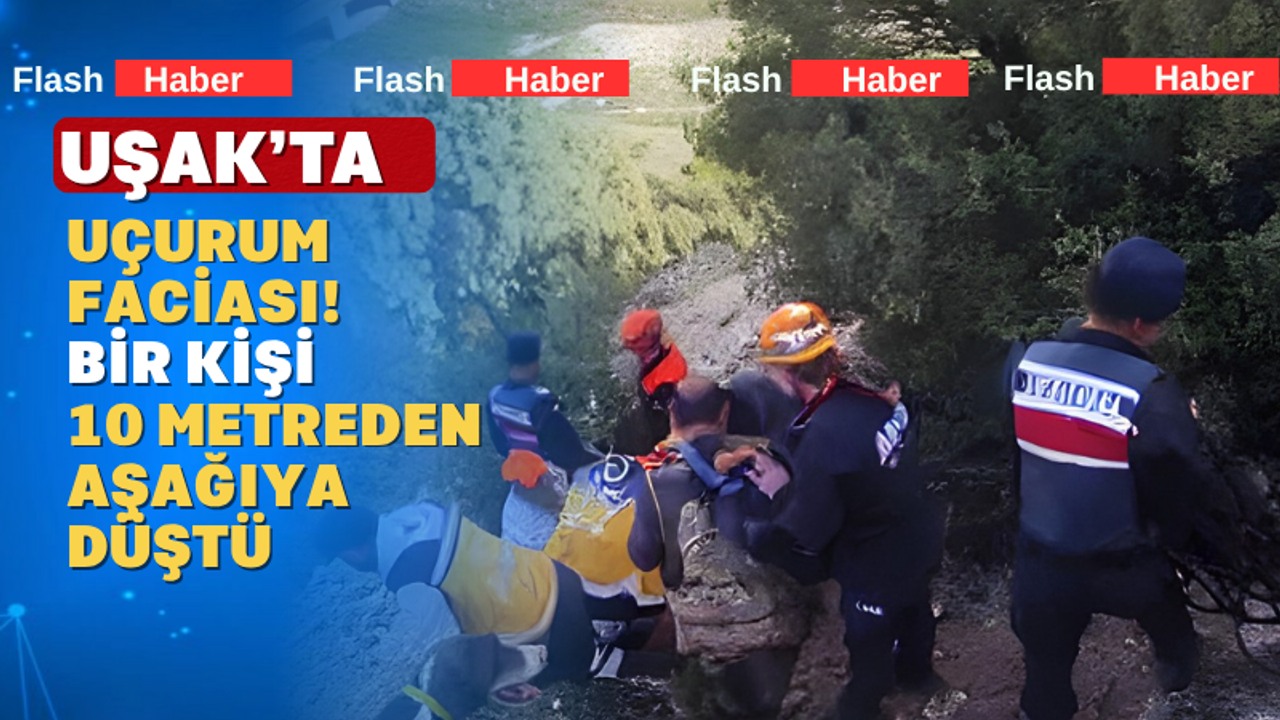 Ulubey'de Bir Kişi Uçurumdan Düştü