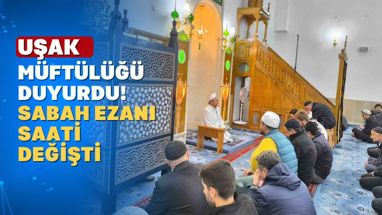 Uşak'ta 3 Kasım'dan İtibaren Saat Değişikliği Yapılacak