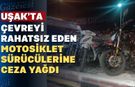 Uşak’ta gürültücü motosikletler toplandı