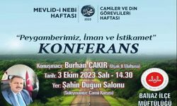 Banaz'da Mevlid-i Nebi Haftası ve Camiler ve Din Görevlileri Haftası Konferansı Düzenlenecek