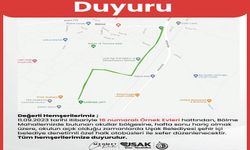 Uşak Belediyesi duyuru paylaştı