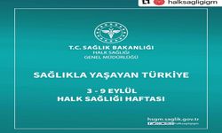 03-09 Eylül Halk Sağlığı Haftası