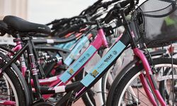 Uşak Malkoçoğlu Ortaokulu’nda bisiklet sevinci
