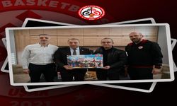 Uşak Basketbol Takımı TBF Yetkililerini Ziyaret Etti