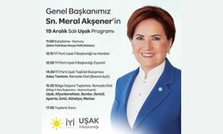 İYİ Parti Genel Başkanı Akşener Uşak Belediye Başkan Adayını Açıklıyor