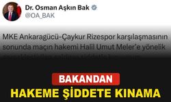 Hakeme yönelik şiddete kınama