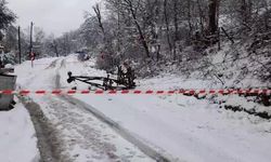 Dışarıda olanlar dikkat...! Elektrik  direkleri üzerinize devrilebilir