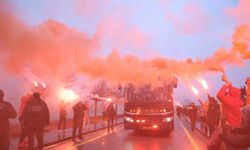 Galatasaray futbolculara  Sivas’ta büyük çoşku