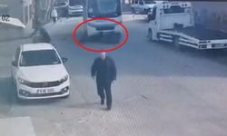 Otobüs ile Motorsiklet  feci şekilde çarpıştı