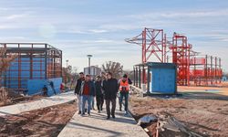 Uşak Belediye Başkanı Mehmet Çakın projeleri teftiş etti