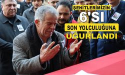 9 Şehidin 6'sı Son Yolculuğuna Uğurlandı