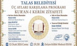 Talas’ta Kur’an-ı Kerim ziyafeti