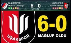 Genç Uşakspor da Düzcespor’dan yarım düzine gol yedi