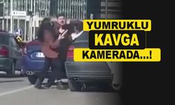 Trafikte Yumruklu Kavga Kameraya Yansıdı