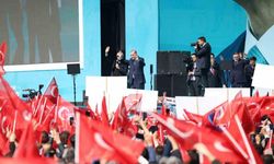 Cumhurbaşkanı Erdoğan, İzmir mitinginde konuştu: "Yüzlerine Atatürk maskesi takıp yan gelip yattılar"