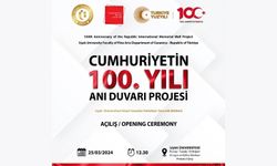 Uşak'ta Cumhuriyetin 100. Yılı Anı Duvarı açılışa gün sayıyor