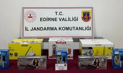 Edirne'de kaçak elektronik eşya ele geçirildi!