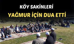 Kışla köyünde yağmur duası