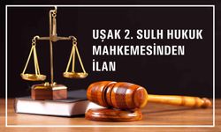 Uşak 2. Sulh Hukuk Mahkemesinden Satış İlanı