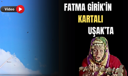 Uşak'ta iki kartal görüldü