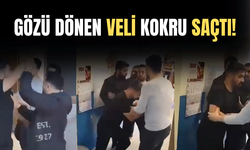 Sınıfı basan velinin öfkesi kameralara yansıdı!