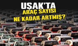 Uşak’ta motorlu taşıt sayısı bir ayda 1173 adet arttı