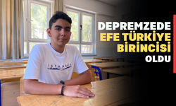 Depremzede Efe Türkiye 1.Si Oldu