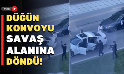 Düğün magandaları konvoyda trafiği kesip uzun namlulu silahla böyle ateş açtılar